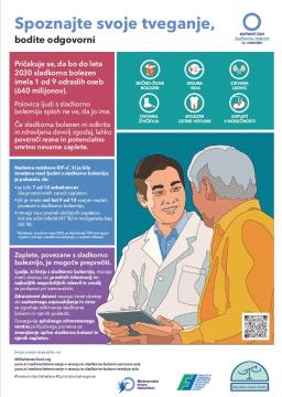 Ob svetovnem dnevu sladkorne bolezni Kamnik spet obarvan modro